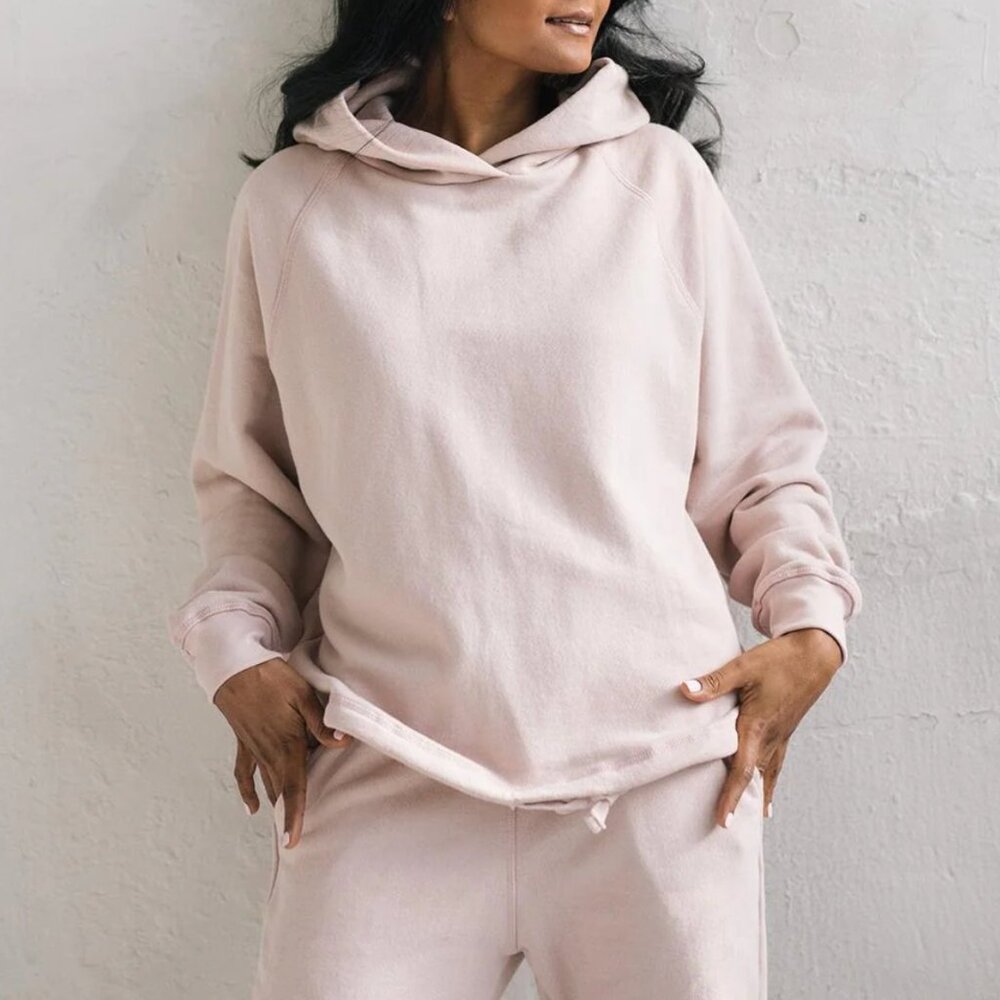 Em + West Relaxed Hoodie (100% Organic Cotton)